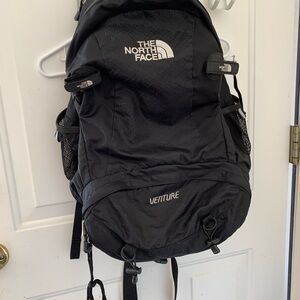 The North Face Black Venture Backpack